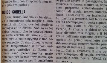 Abbiamo chiesto ad alcuni personaggi illustri il loro primo incontro