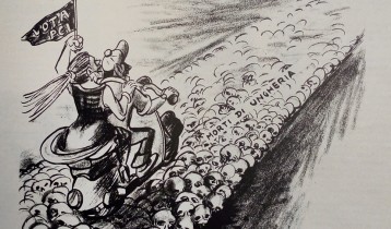 Compagni in marcia verso il seggio