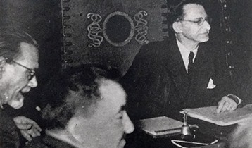 De Gasperi parla al Consiglio dei ministri