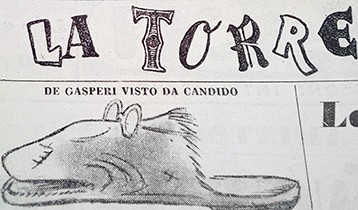 De Gasperi visto da Candido