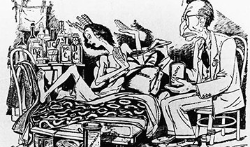 Il medico omeopatico e l’ammalata… d’inedia