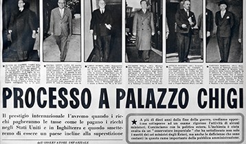 Dieci anni di politica estera. Processo a Palazzo Chigi
