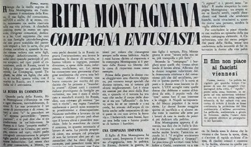 Rita Montagnana compagna entusiasta