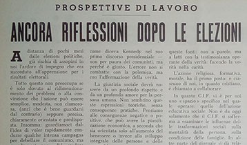 Ancora riflessioni dopo le elezioni