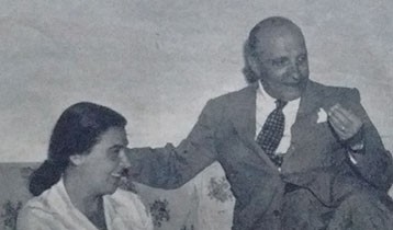Attilio Piccioni e famiglia