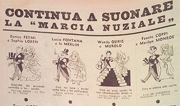 Continua a suonare la marcia nuziale. Teresa Noce e Sorrentino