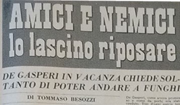 De Gasperi in Valsugana