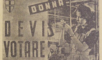Donna devi votare