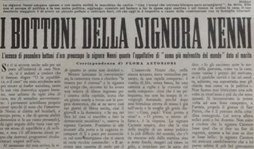 I bottoni della signora Nenni