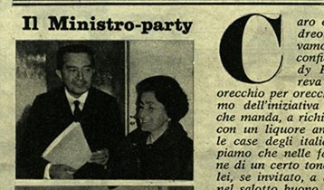 Il ministro-party