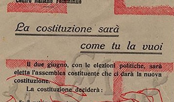 La costituzione sarà come tu la vuoi