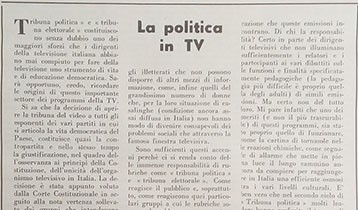 La politica in TV