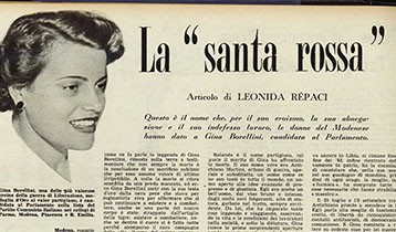 La “santa rossa”