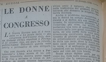 Le donne a congresso