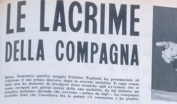 Le lacrime della compagna