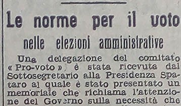 Le norme per il voto