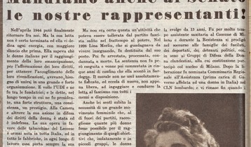 Mandiamo anche al Senato le nostre rappresentanti