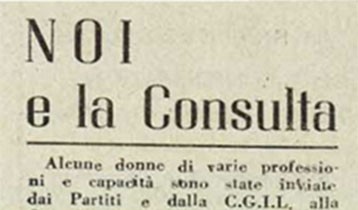 Noi e la consulta