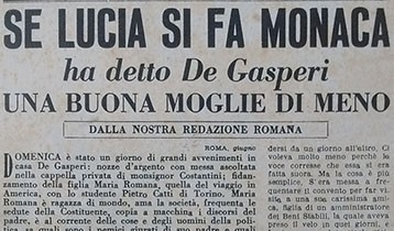 Se Lucia si fa monaca