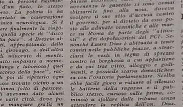 Settegiorni. Consolazione per Laura