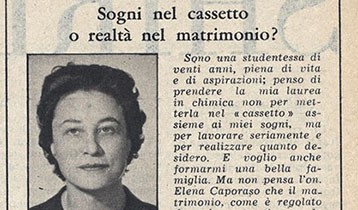 Sogni nel cassetto o realtà nel matrimonio