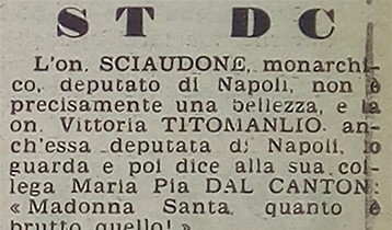 Sotto a chi tocca!