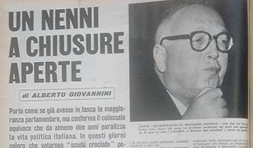 Un Nenni a chiusure aperte