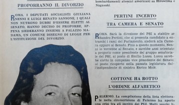 Appena al Senato proporranno il divorzio