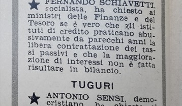 I deputati interrogano. Poveri