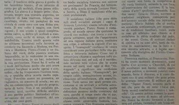 Fatti romani. Nenni al Brancaccio