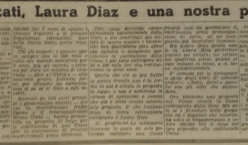 I fidanzati, Laura Diaz e una nostra proposta