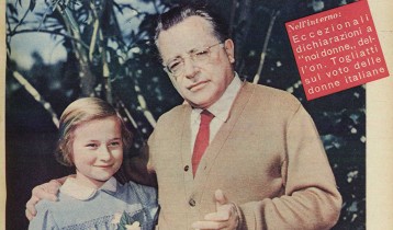L’Onorevole Togliatti con la piccola Marisa