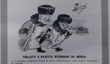 Togliatti e Pajetta ritornano da Mosca